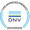 DNV
Zertifiziert nach DNV Baumusterprüfung - Zertifikat Nr.: 61 935-14 HH