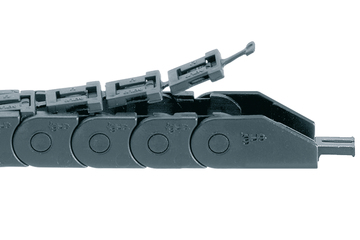 Zipper Serie 047, Energiekette, im Außenradius aufreißbar