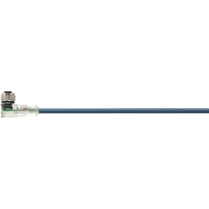 chainflex® Anschlussleitung gewinkelt mit LED M12 x 1, CF.INI CF9