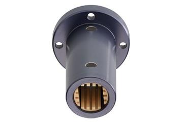 drylin® Q Lineargleitlager mit rundem Flansch, Tandem