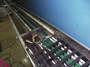 e-kette® verbaut in Kompostieranlage