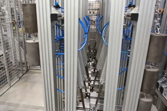 Test für Schwenkverschleiß