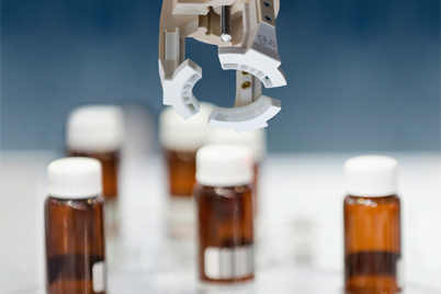 3D-gedruckter Greifer für die Kosmetikindustrie