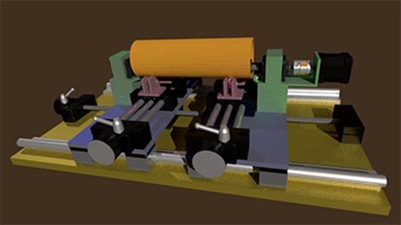 Zylinderhalter für Mikroperforationsmaschine