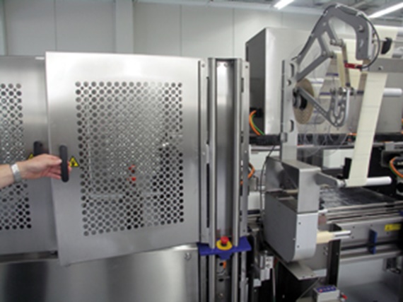 Standardisierte Schutztürlagerung