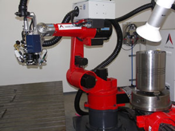 Foto einer mobilen Härteanlage