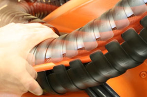 Foto einer triflex®, die von außen befüllt wird