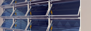 Fassade mit igubal Gelenklagern