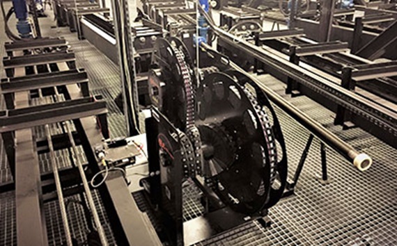 e-spool auf Schnürboden