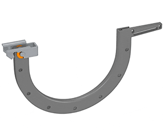 Bügelscharnier im Auto