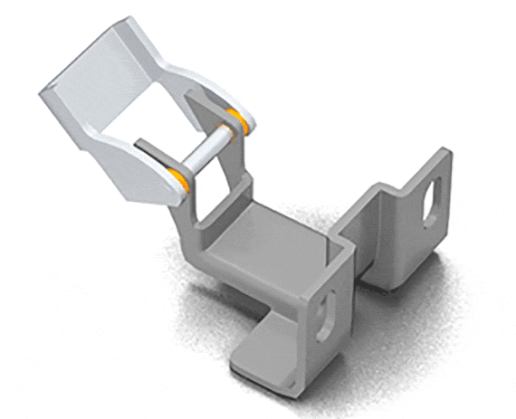 Heckklappenscharnier im Auto