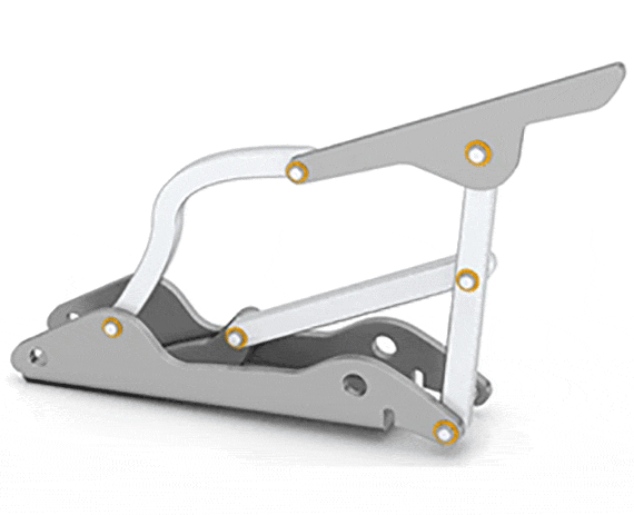 Mehrlenker Scharnier im Auto
