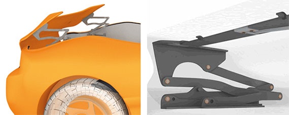 iglidur in Verdecksystemen