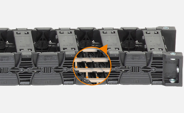 Öffnungssteg und Innenaufteilung für die Serie E6