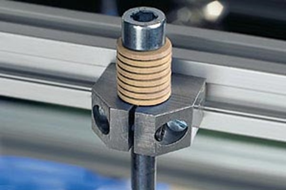 Polysorb Tellerfedern im Dauerversuch