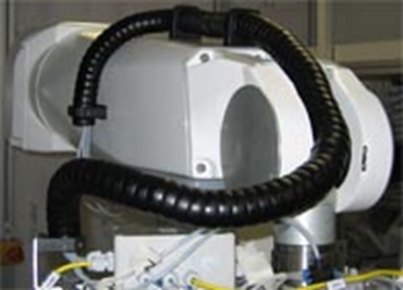 Kabelführung am Roboter 