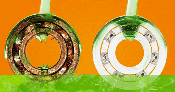 Polymerkugellager sind chemikalienbeständig