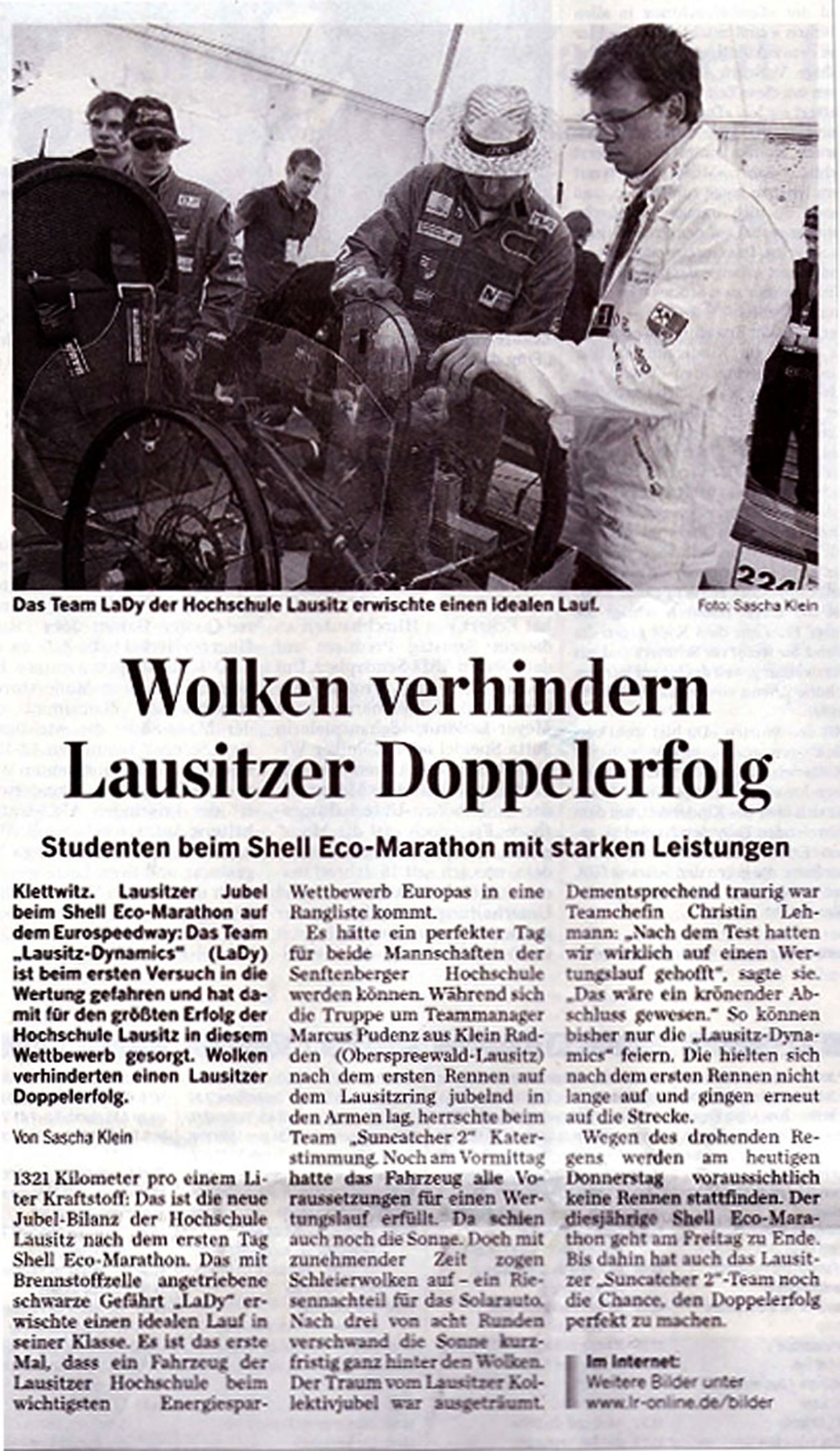 Zeitungsartikel FH Lausitz